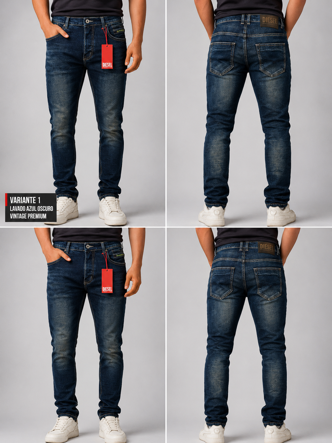 Jean Diesel urban oscuro para hombre - Monarca Jeans