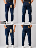 Jean Chevignon skinny azul oscuro para hombre - Monarca Jeans
